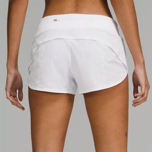 Lululemon Speed Up Low-Rise Lined Shorts in White